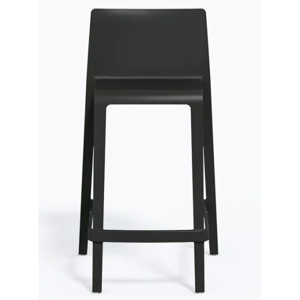 Напівбарний вуличний стілець Pedrali Volt 677/NE Чорний-1