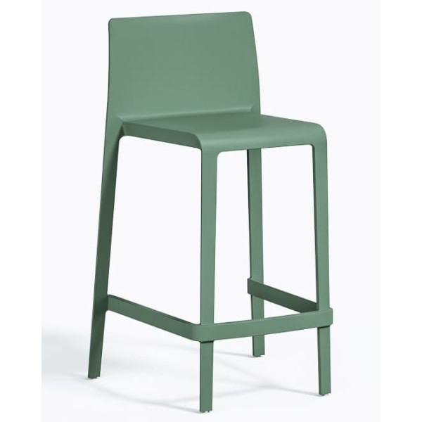 Полубарный уличный стул Pedrali Volt 677/VE Зеленый-0