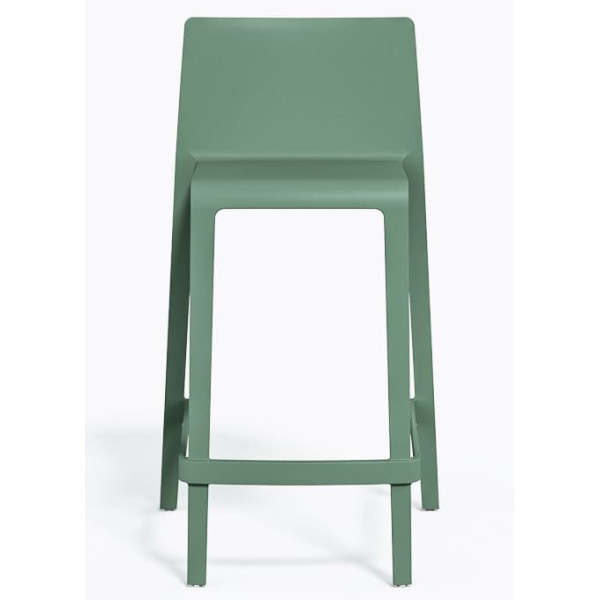Полубарный уличный стул Pedrali Volt 677/VE Зеленый-1