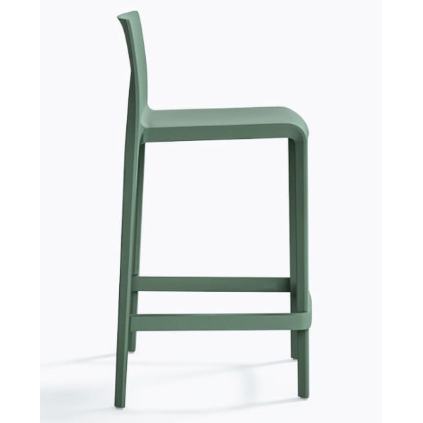 Полубарный уличный стул Pedrali Volt 677/VE Зеленый-2