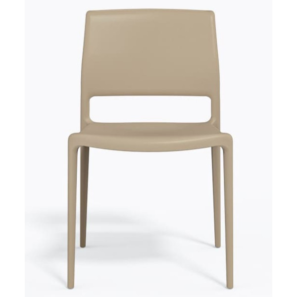 Пластиковий стілець Pedrali Ara 310/SA Бежевий-1