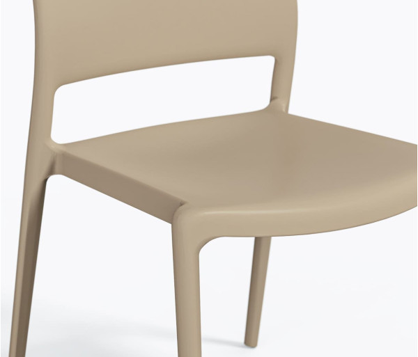 Пластиковий стілець Pedrali Ara 310/SA Бежевий-5