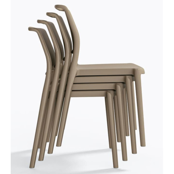 Пластиковий стілець Pedrali Ara 310/SA Бежевий-7