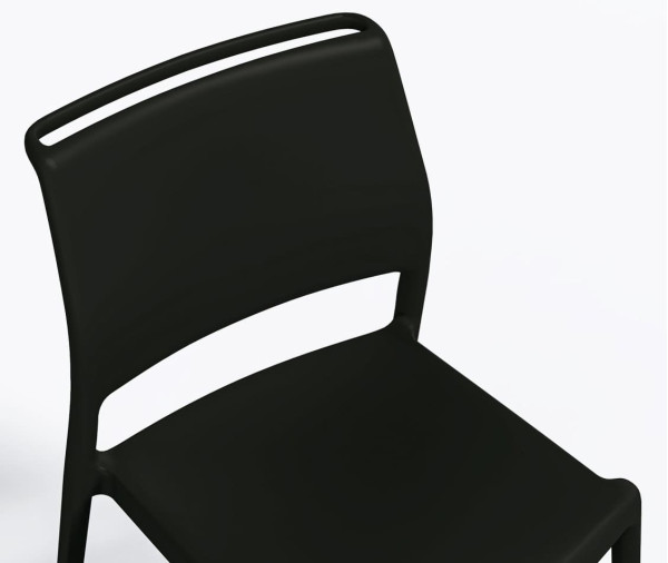 Пластиковый стул Pedrali Ara 310/NE Черный-4