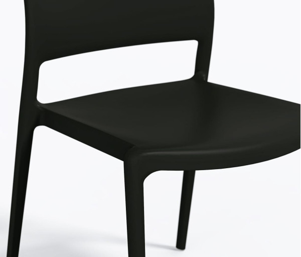 Пластиковый стул Pedrali Ara 310/NE Черный-5