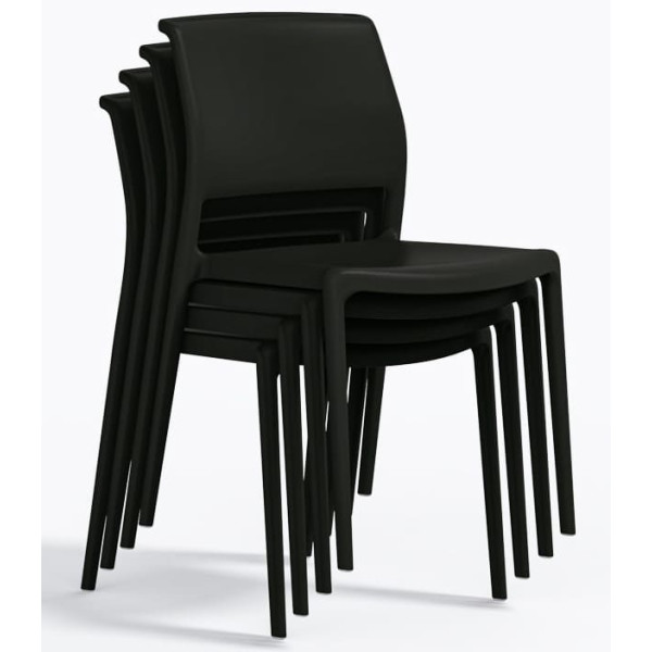 Пластиковый стул Pedrali Ara 310/NE Черный-6