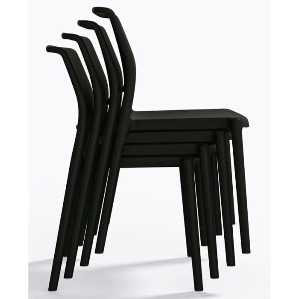 Пластиковый стул Pedrali Ara 310/NE Черный-7
