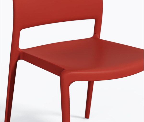 Пластиковый стул Pedrali Ara 310/RO Красный-5