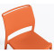Пластиковый стул Pedrali Ara 310/AR Оранжевый-4-thumb
