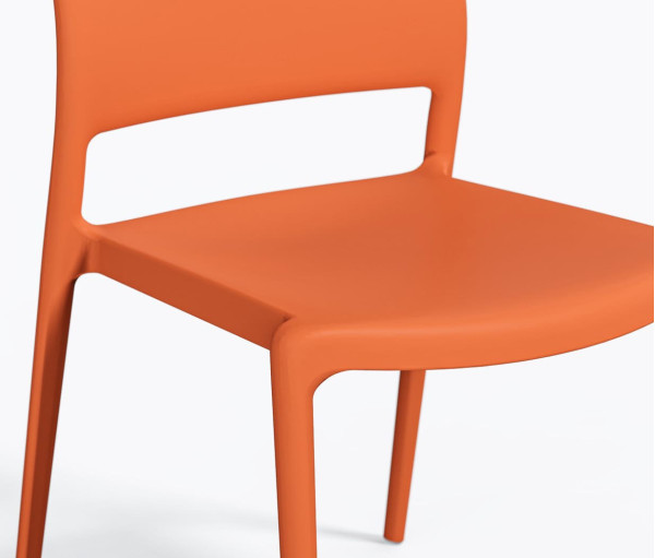 Пластиковый стул Pedrali Ara 310/AR Оранжевый-5