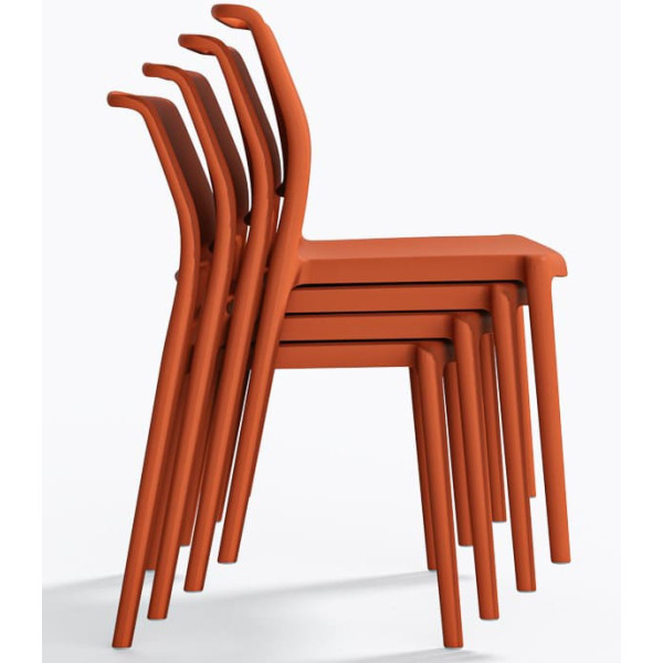 Пластиковый стул Pedrali Ara 310/AR Оранжевый-7