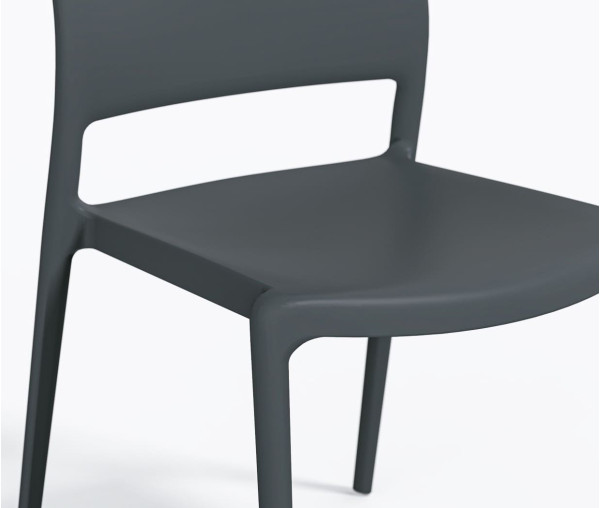 Пластиковый стул Pedrali Ara 310/GA Серый-5