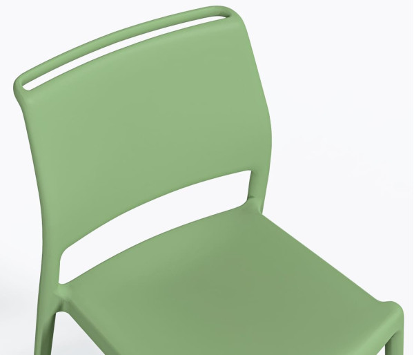 Пластиковый стул Pedrali Ara 310/VS Зеленый-4