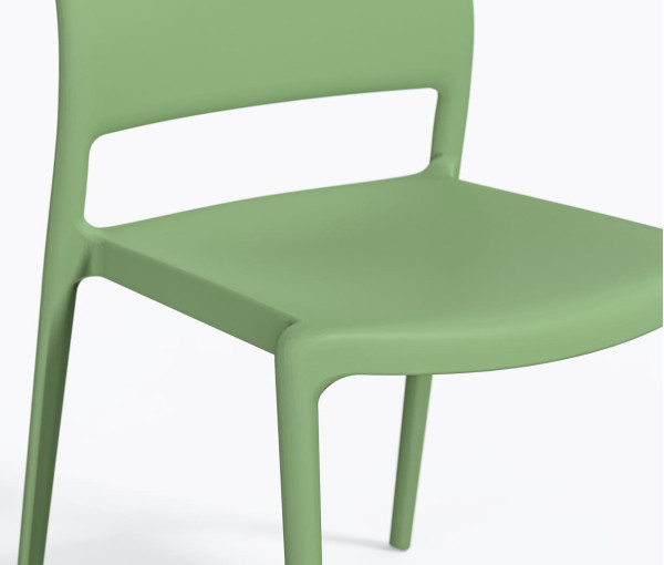 Пластиковый стул Pedrali Ara 310/VS Зеленый-5