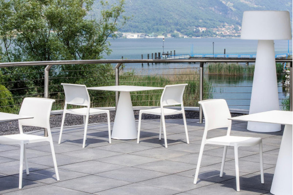 Пластиковый стул Pedrali Ara 310/GС Серый-10