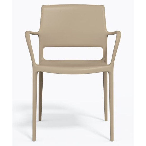 Пластиковый стул Pedrali Ara 315/SA Бежевый-1
