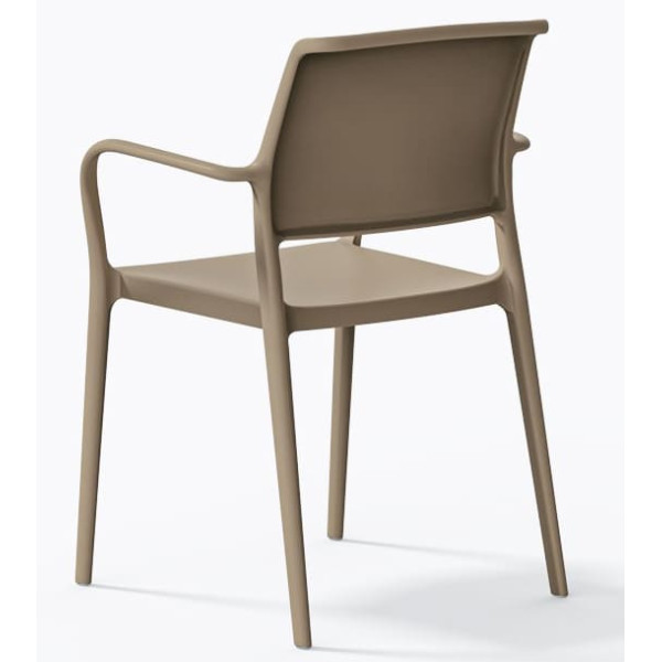 Пластиковый стул Pedrali Ara 315/SA Бежевый-3