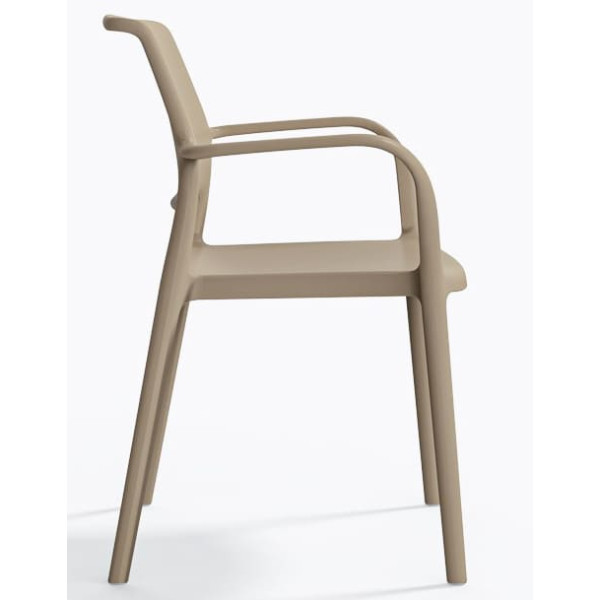 Пластиковый стул Pedrali Ara 315/SA Бежевый-2