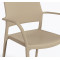 Пластиковый стул Pedrali Ara 315/SA Бежевый-4-thumb