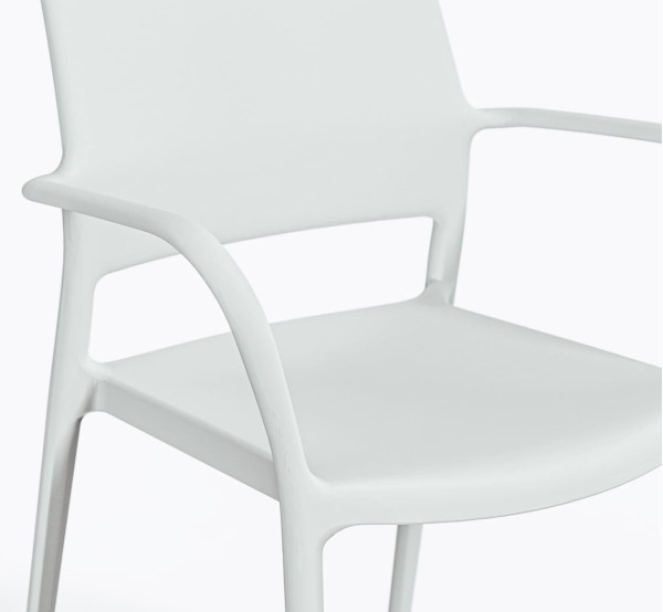 Пластиковый стул Pedrali Ara 315/BI Белый-4