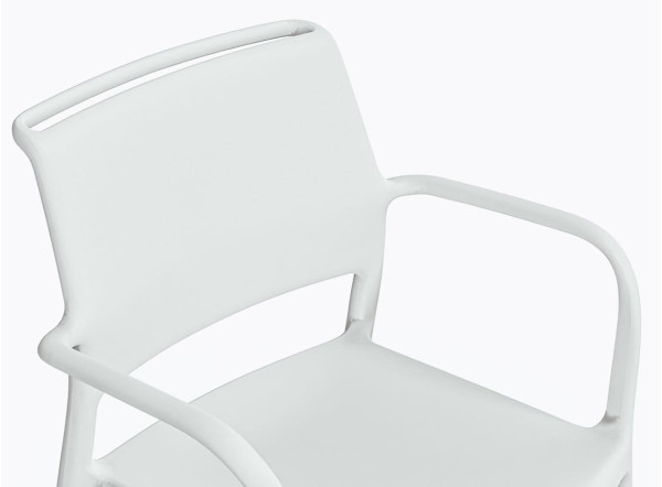 Пластиковый стул Pedrali Ara 315/BI Белый-5