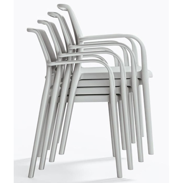 Пластиковый стул Pedrali Ara 315/BI Белый-7