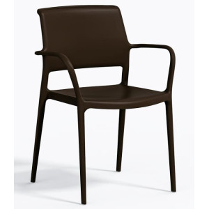 Пластиковий стілець Pedrali Ara 315/MA2 Коричневий