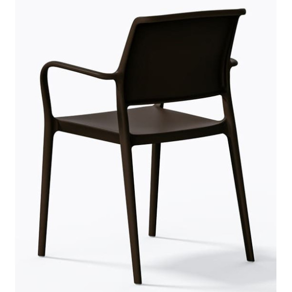 Пластиковый стул Pedrali Ara 315/MA2 Коричневый-3