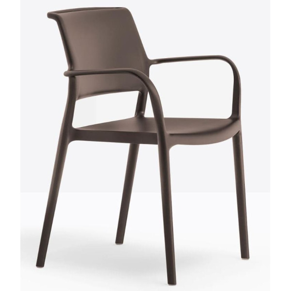 Пластиковый стул Pedrali Ara 315/MA2 Коричневый-13