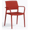 Пластиковий стілець Pedrali Ara 315/RO Червоний-0-thumb