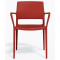 Пластиковий стілець Pedrali Ara 315/RO Червоний-1-thumb