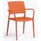 Пластиковый стул Pedrali Ara 315/AR Оранжевый-0-thumb