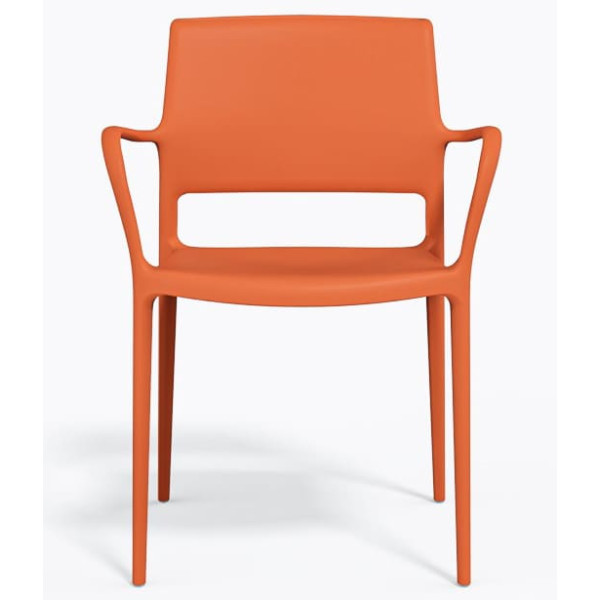Пластиковый стул Pedrali Ara 315/AR Оранжевый-1
