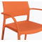 Пластиковый стул Pedrali Ara 315/AR Оранжевый-4-thumb