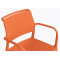 Пластиковый стул Pedrali Ara 315/AR Оранжевый-5-thumb