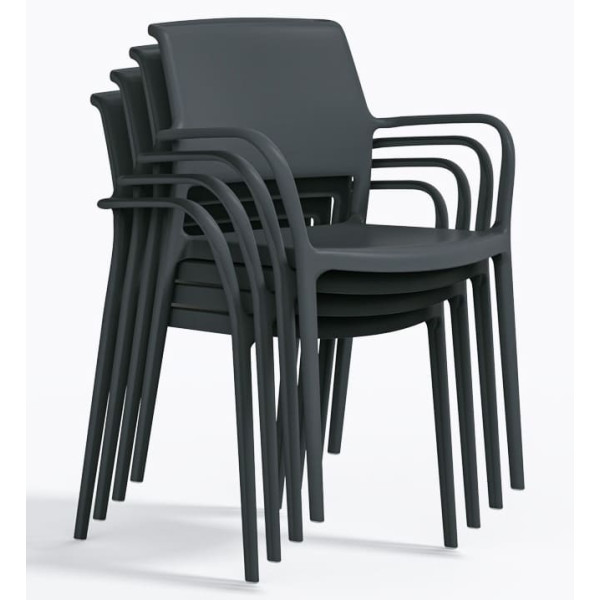 Пластиковый стул Pedrali Ara 315/GA Серый-6