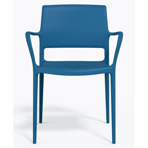 Пластиковий стілець Pedrali Ara 315/BL Синій-1