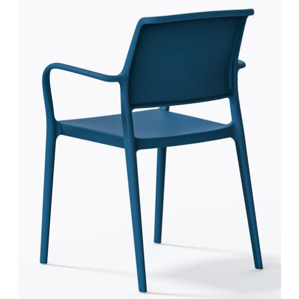 Пластиковий стілець Pedrali Ara 315/BL Синій-3