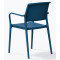 Пластиковий стілець Pedrali Ara 315/BL Синій-3-thumb