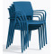 Пластиковий стілець Pedrali Ara 315/BL Синій-6-thumb