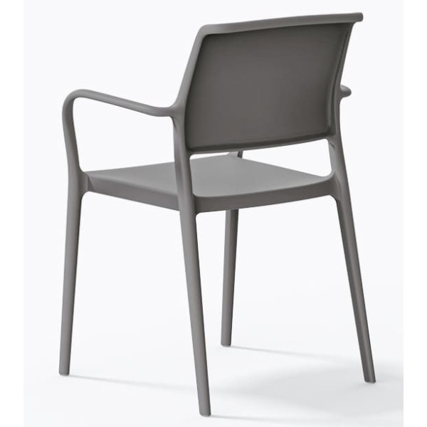 Пластиковый стул Pedrali Ara 315/GC Серый-3