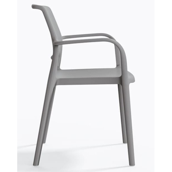 Пластиковый стул Pedrali Ara 315/GC Серый-2