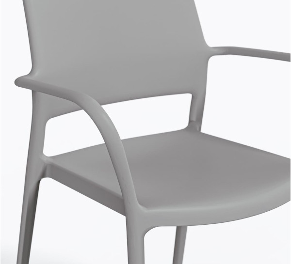 Пластиковый стул Pedrali Ara 315/GC Серый-4