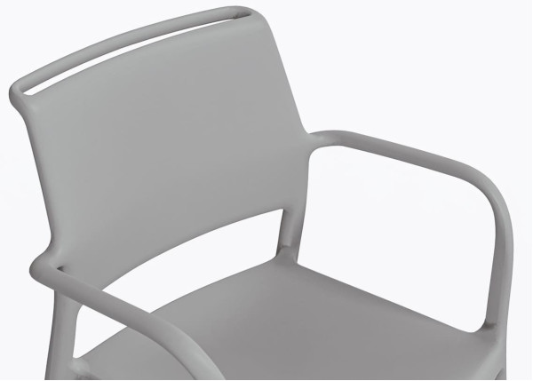 Пластиковый стул Pedrali Ara 315/GC Серый-5