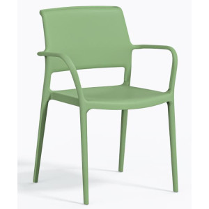 Пластиковий стілець Pedrali Ara 315/VS Зелений