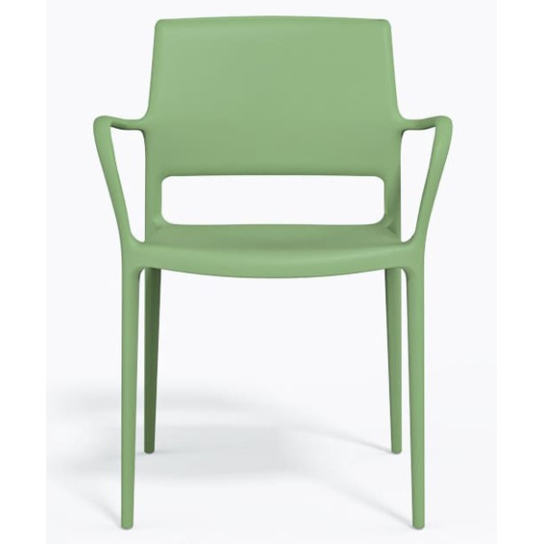 Пластиковый стул Pedrali Ara 315/VS Зеленый-1
