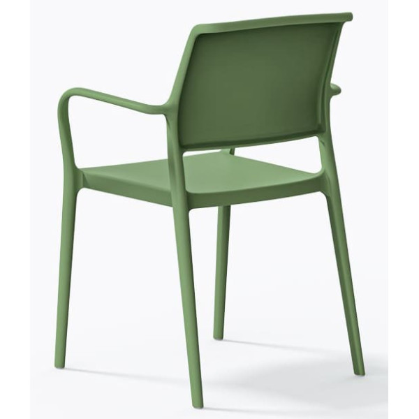 Пластиковый стул Pedrali Ara 315/VS Зеленый-3