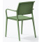 Пластиковый стул Pedrali Ara 315/VS Зеленый-3-thumb