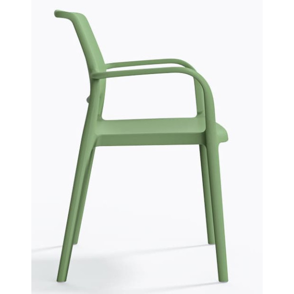 Пластиковый стул Pedrali Ara 315/VS Зеленый-2
