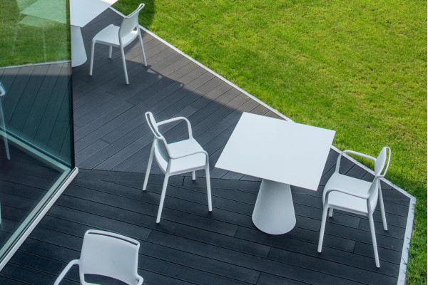 Пластиковый стул Pedrali Ara 315/BI Белый-8